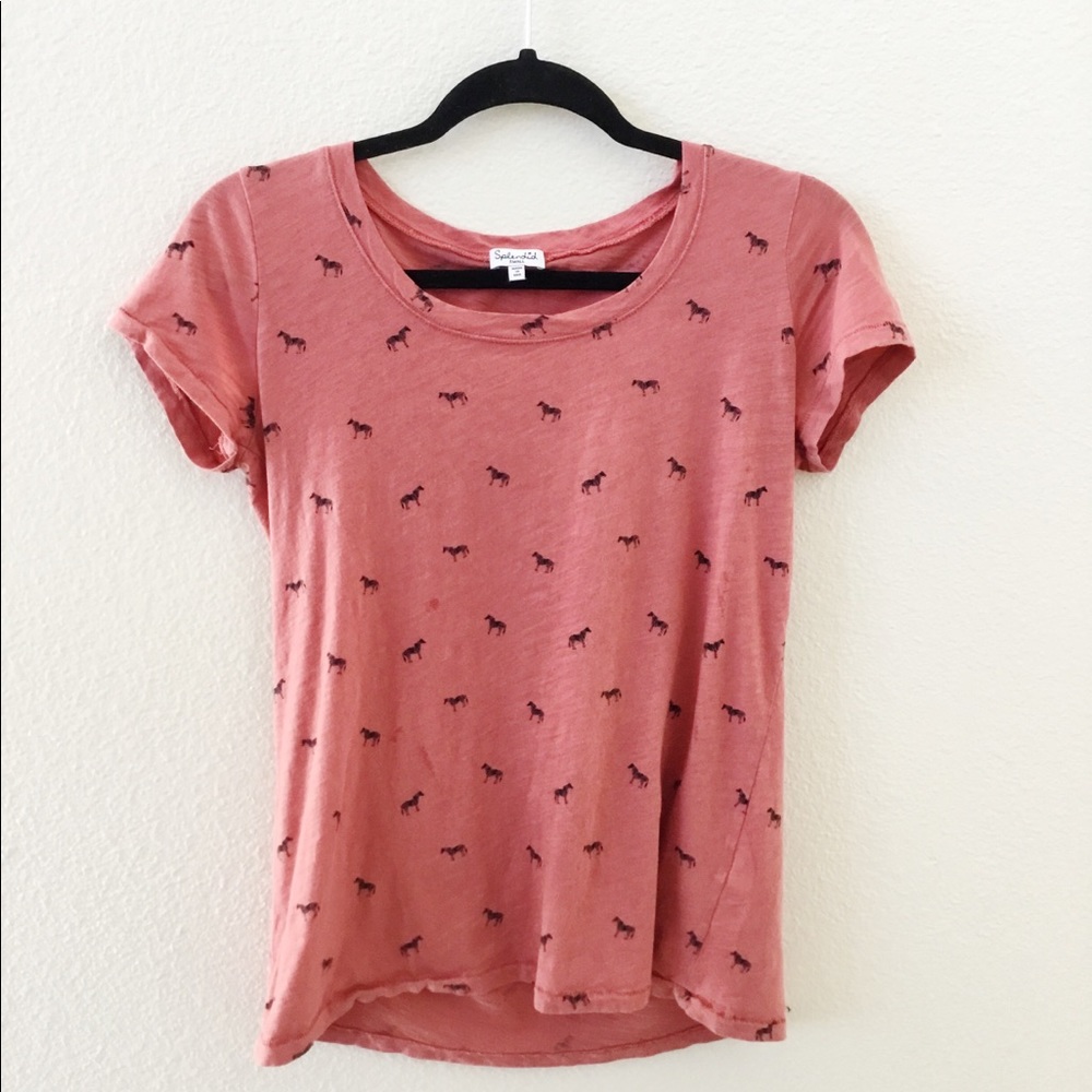 Splendid zebra print T-shirt size S